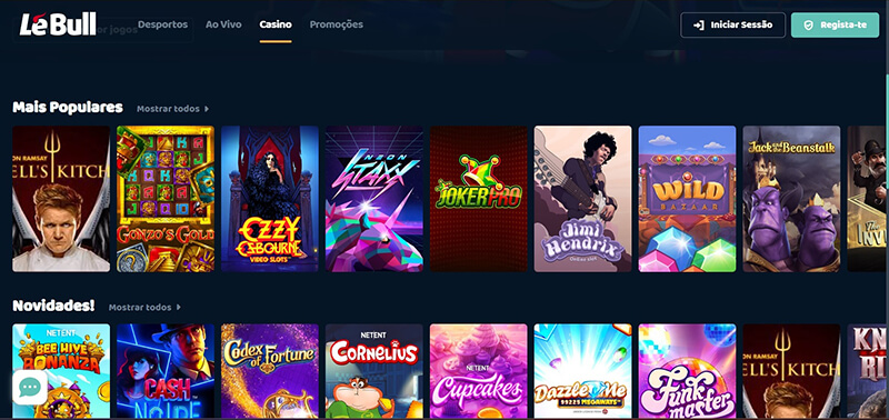O LeBull é o novo casino online em Portugal