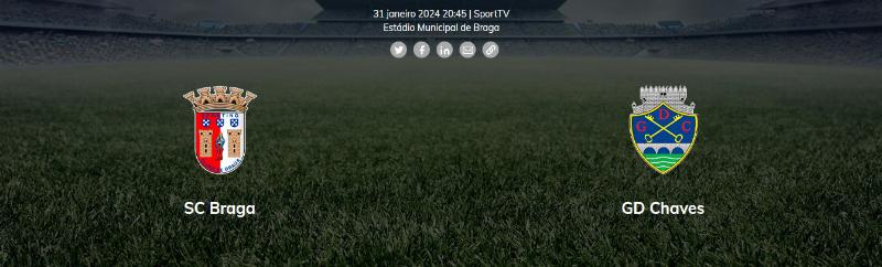 Jornada 19: Braga - Chaves