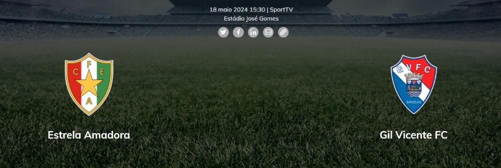 Jornada 34: Estrela da Amadora - Gil Vicente